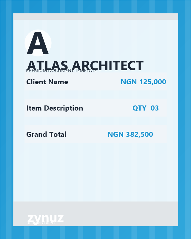Atlas Architect template preview